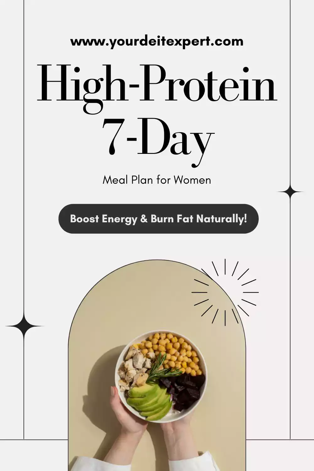High-Protein 7-Day Meal Plan for Women (Boost Energy & Burn Fat Naturally!)