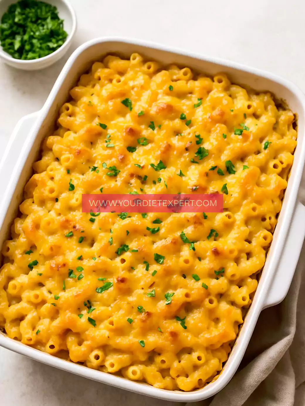 High-Protein Baked Mac and Cheese (Creamy, Healthy & Comfort-Food Makeover)