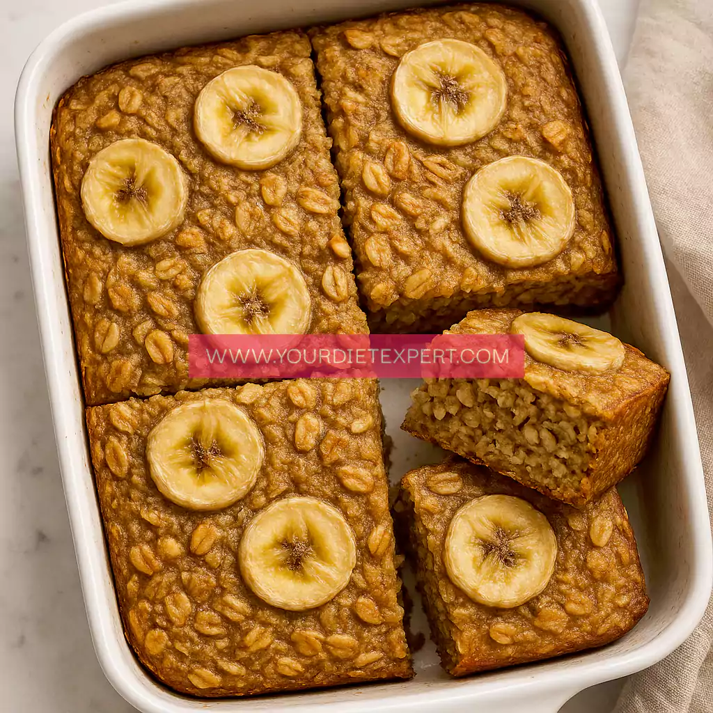 High-Protein Banana Baked Oatmeal – Healthy, Cozy & 25g Protein!