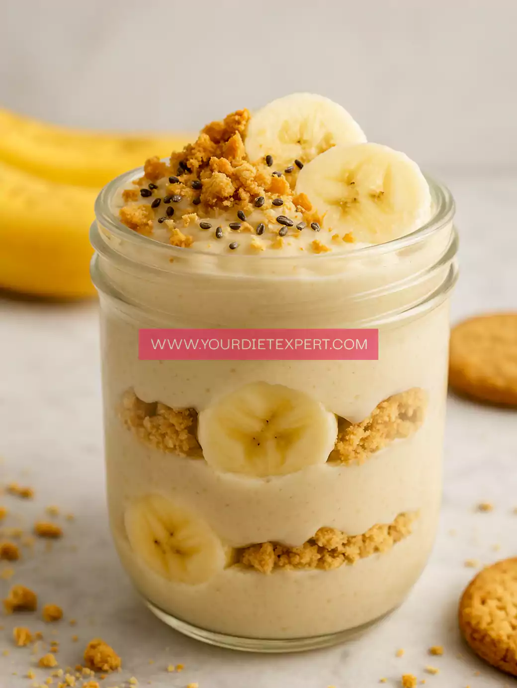 High-Protein Banana Pudding – Creamy, Easy & 30g Protein Guilt-Free Dessert