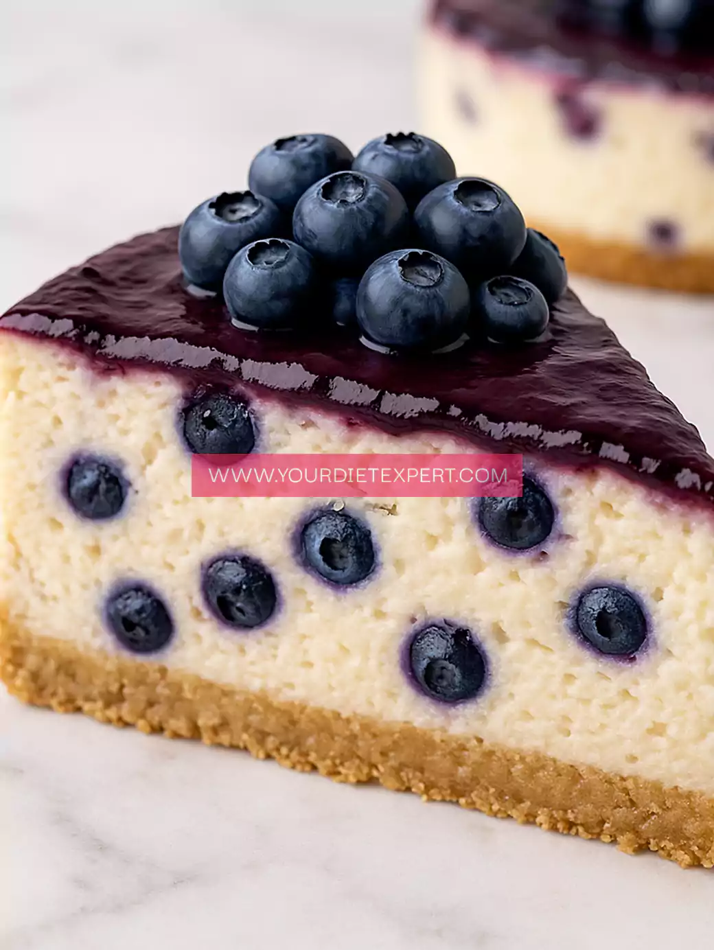 High-Protein Blueberry Cheesecake – Guilt-Free, Creamy & Protein-Packed Dessert