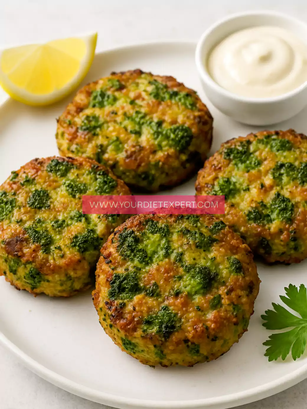 High-Protein Broccoli Cheddar Patties (Light, Healthy & Perfect for Weight Loss)