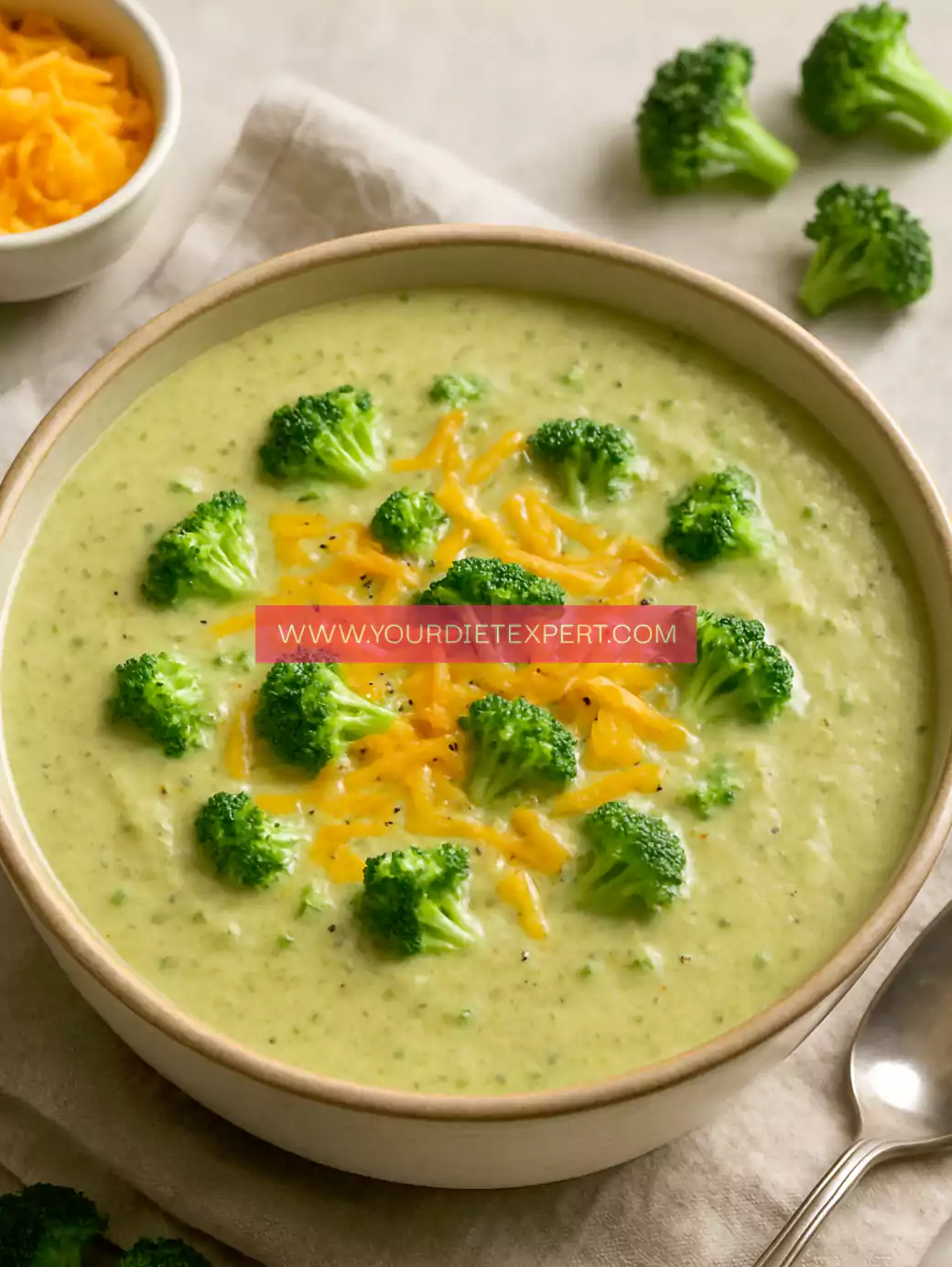 High-Protein Broccoli Cheddar Soup – Creamy, Healthy & Guilt-Free Comfort Meal