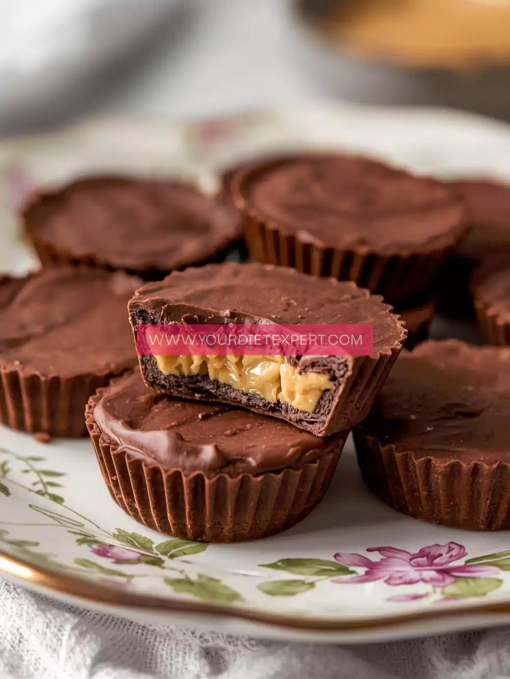 High-Protein Chocolate Peanut Butter Cups – Healthy, Cheesy & Muscle-Friendly Snack