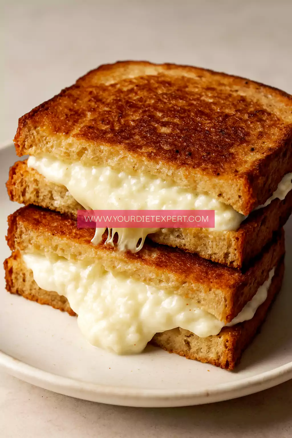 High-Protein Grilled Cheese Sandwich (Extra Cheesy & 30g Protein!)