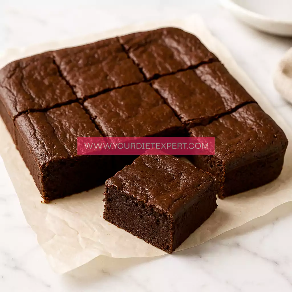 High-Protein Midnight Chocolate Fudge Cake – Rich, Healthy & Guilt-Free