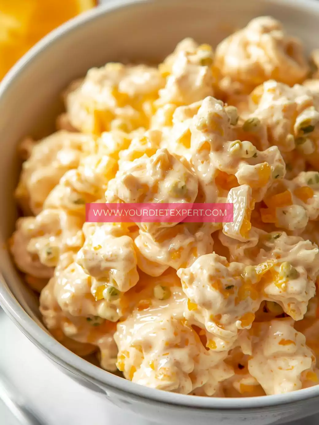 High-Protein Orange Dreamsicle Salad – Creamy, Refreshing & Guilt-Free Dessert Bowl