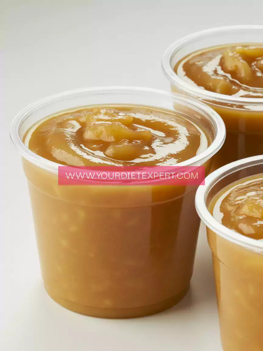 No-Sugar Apple Sauce Cups
