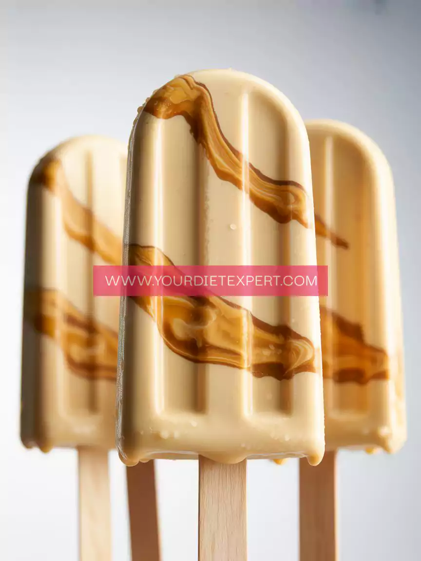 Peanut Butter Yogurt Popsicles