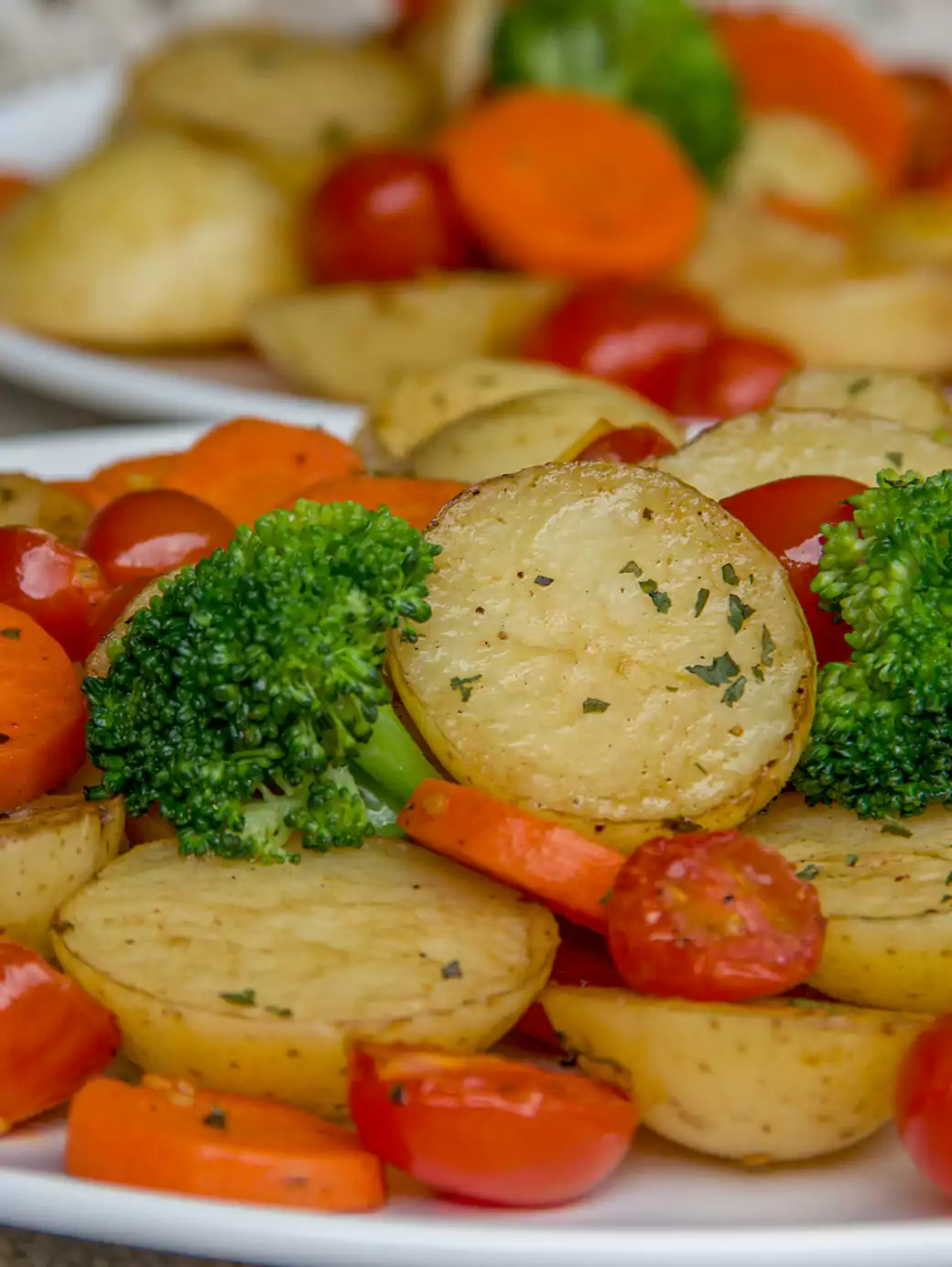 Roasted Sweet Potato + Broccoli