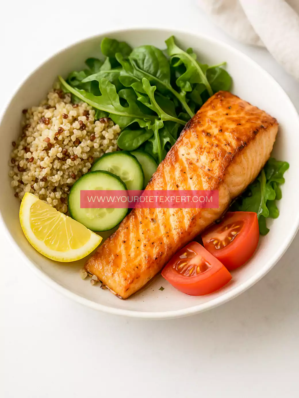 Salmon Salad with Quinoa