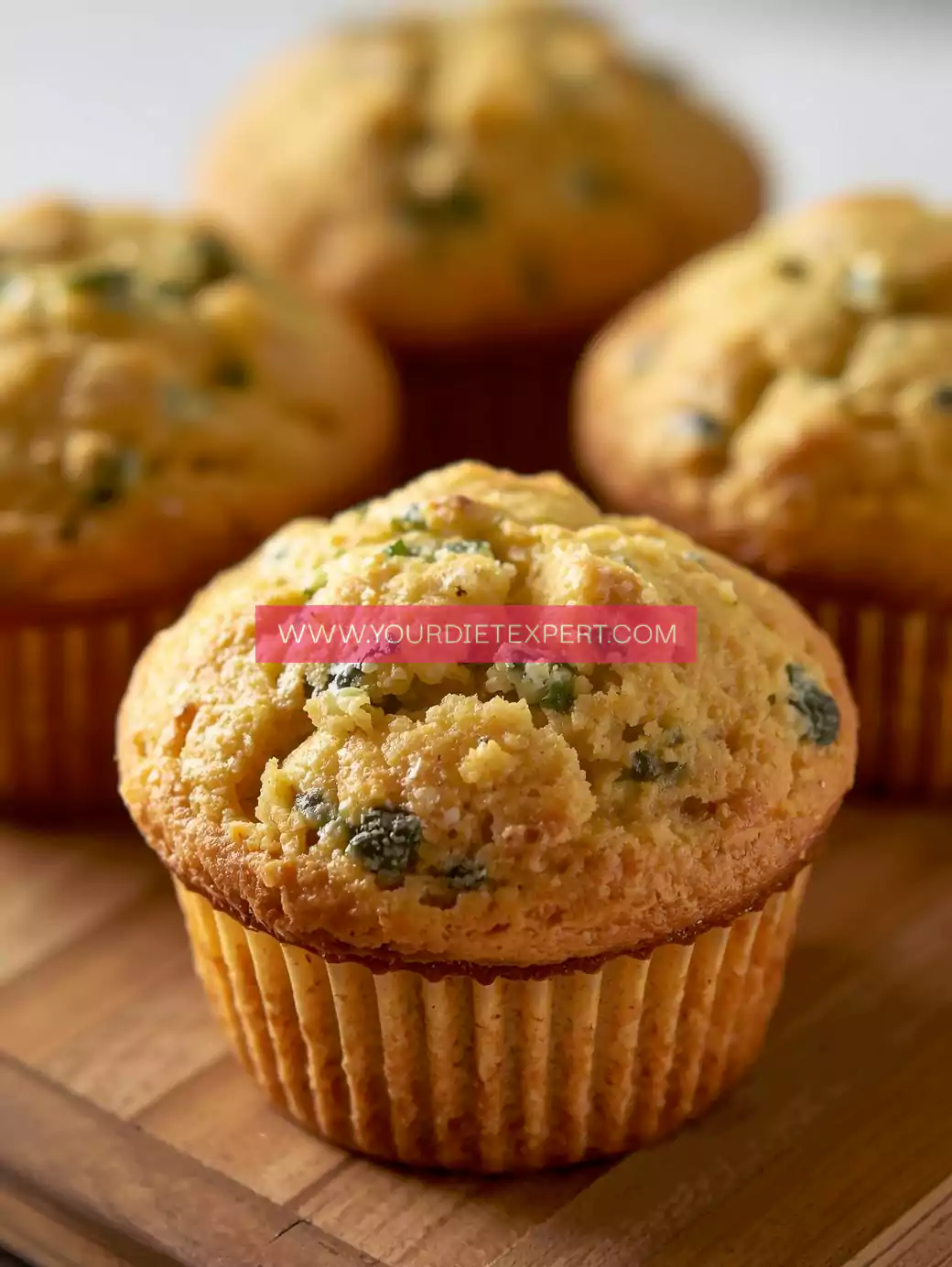 Savory Cheese & Veggie Muffins (Zucchini)