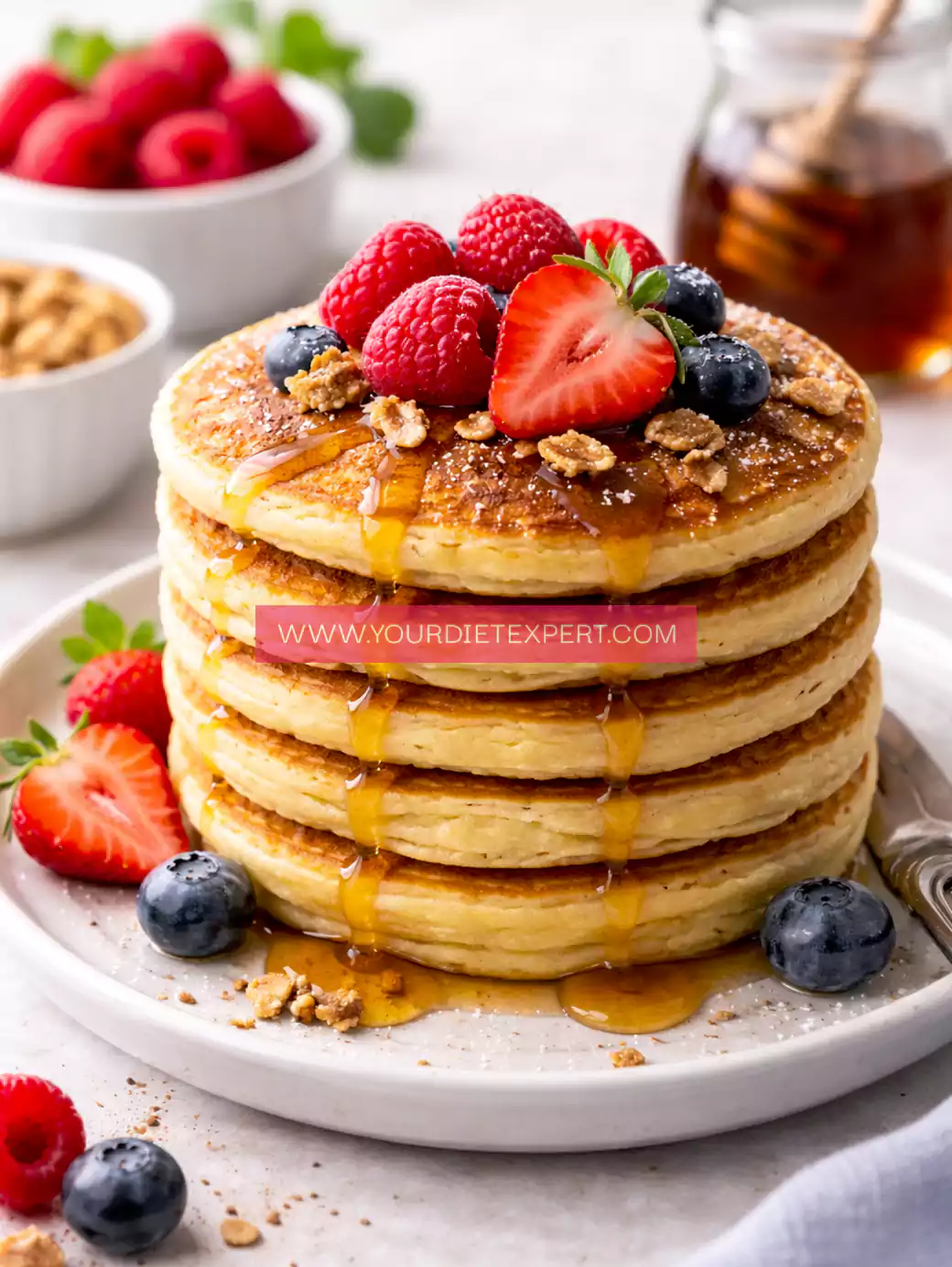 High-Protein Greek Yogurt Pancakes