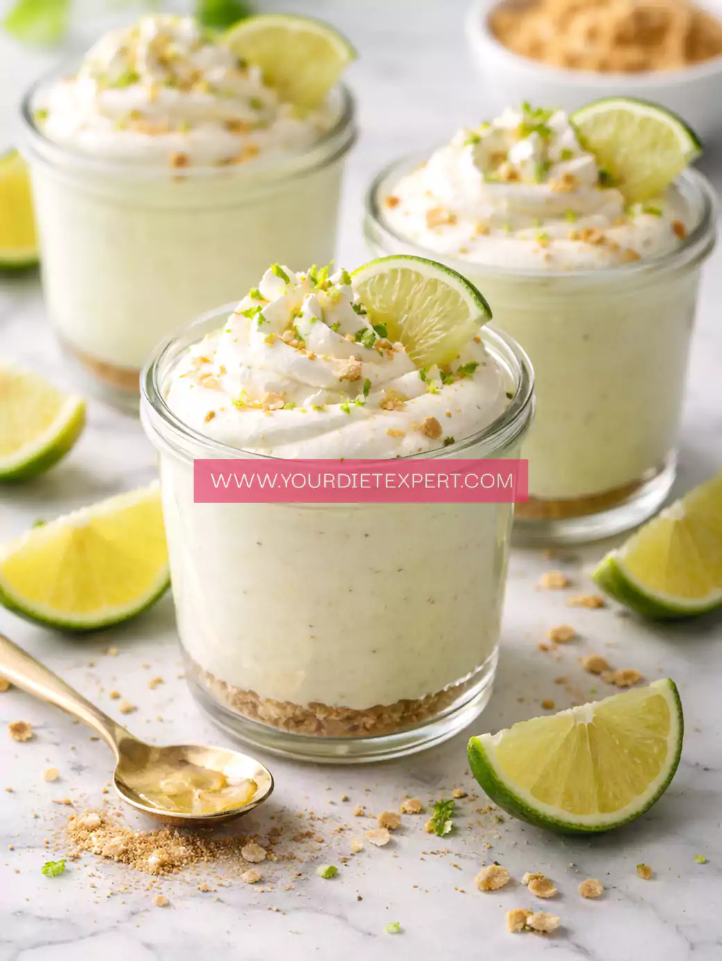 High-Protein Key Lime Pie Cottage Cheese Mousse
