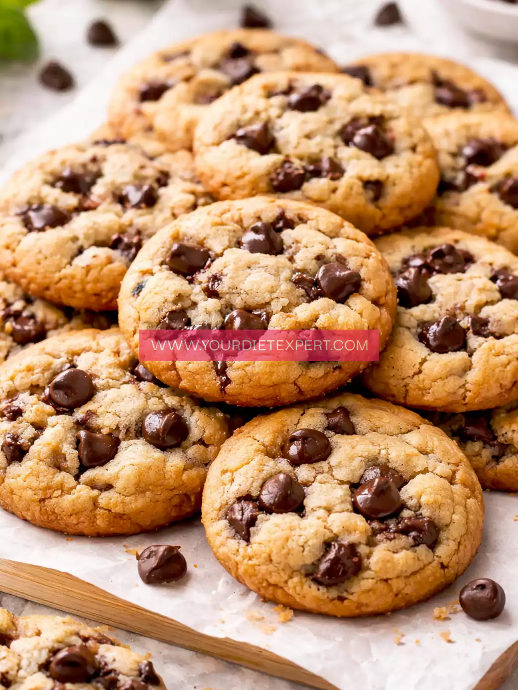 Keto Chocolate Chip Cookies (Soft, Chewy & Low-Carb)
