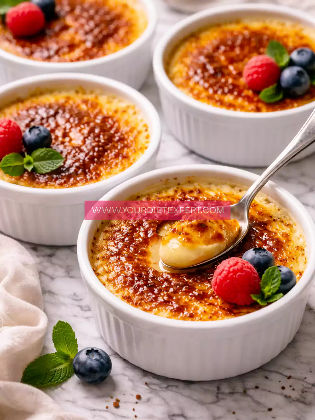 Keto Crème Brûlée (Sugar-Free, Low-Carb & Creamy)