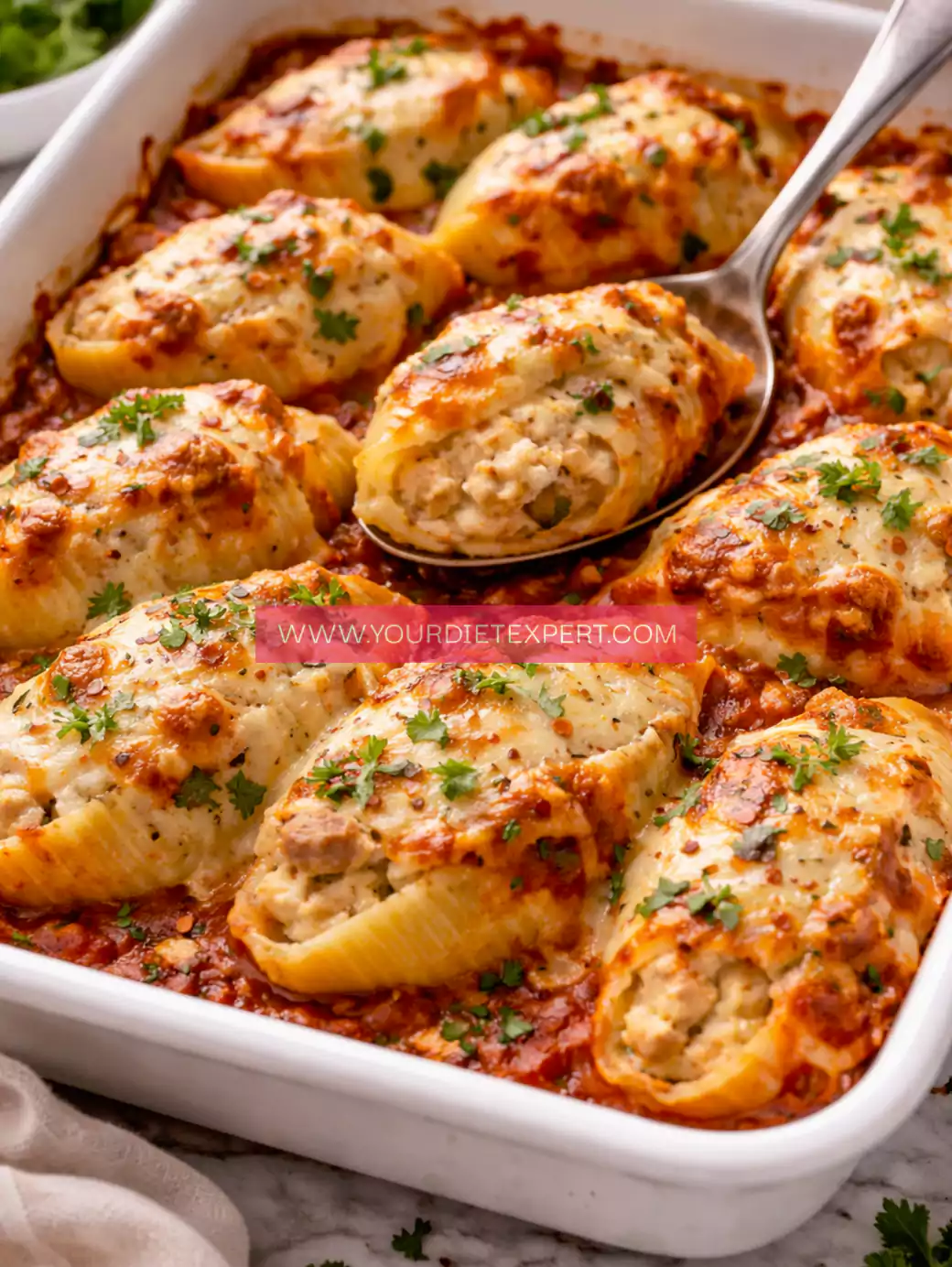 Keto Stuffed Jumbo Shells (Low-Carb, Cheesy & Comfort-Style)