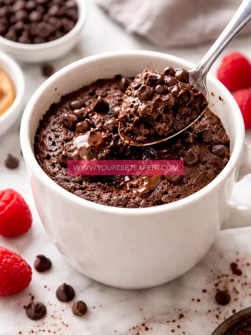 2-Minute High-Protein Chocolate Mug Cake