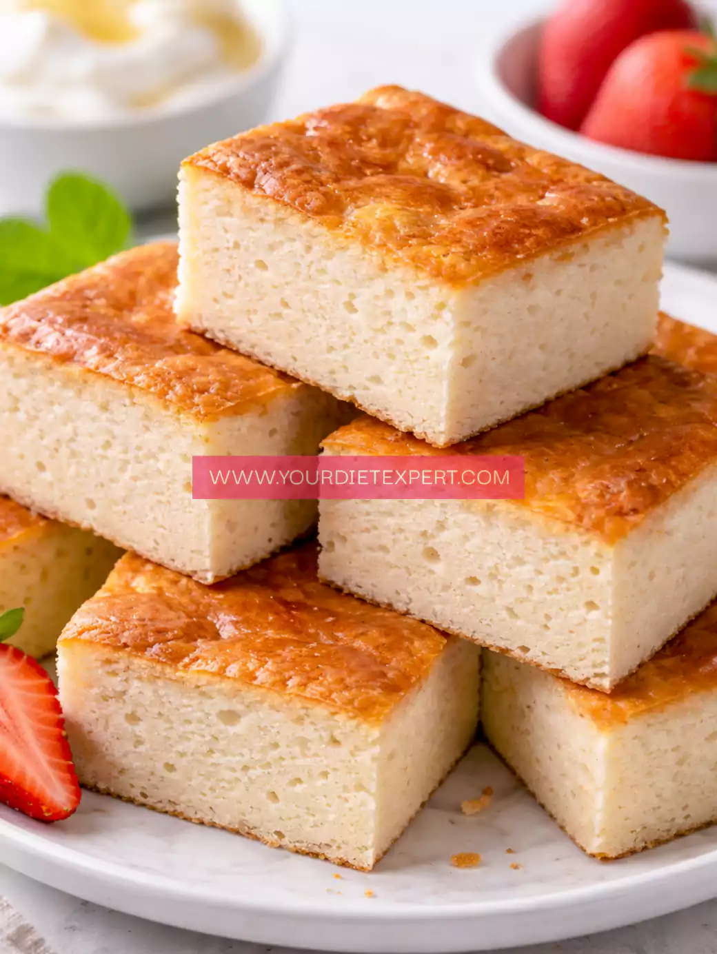 High-Protein 2-Ingredient Cake (Easy, Flourless & Weight-Loss Friendly)