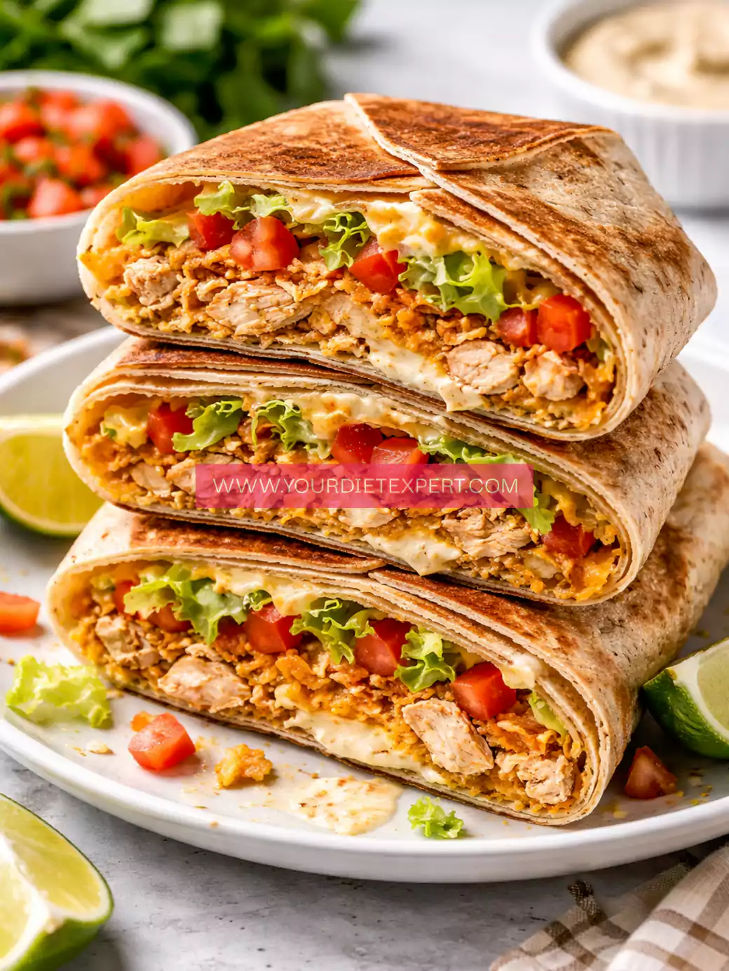 High-Protein Chicken Crunchwrap Supreme (Healthy Copycat Recipe)