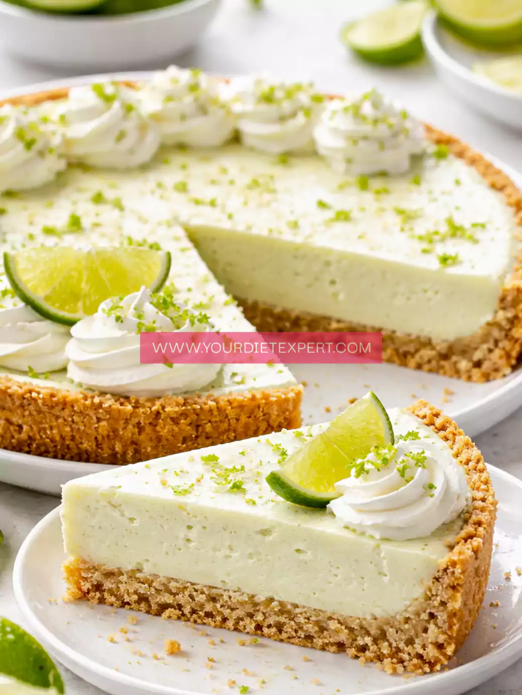 High-Protein Key Lime Pie (Healthy, Low Sugar & Creamy Weight-Loss Dessert)