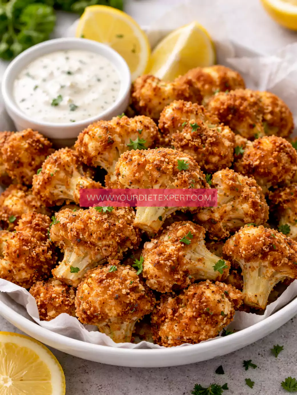 Keto Air Fryer Crispy Cauliflower (Low-Carb, Gluten-Free & Ready in 15 Minutes)