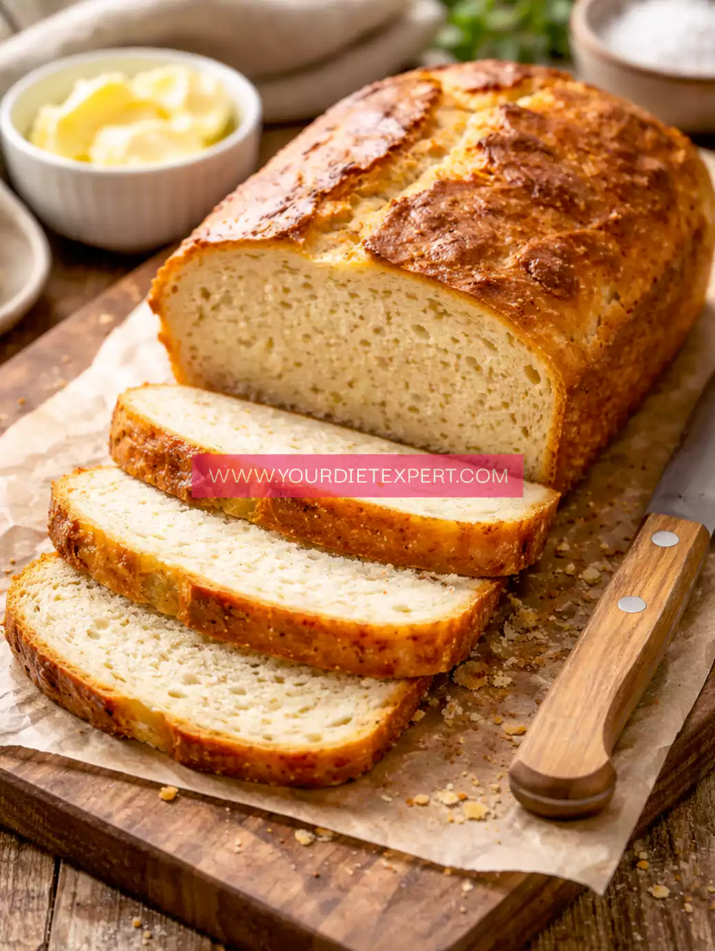 Keto Sourdough Bread (Low-Carb, Gluten-Free, Easy Artisan Style Loaf)