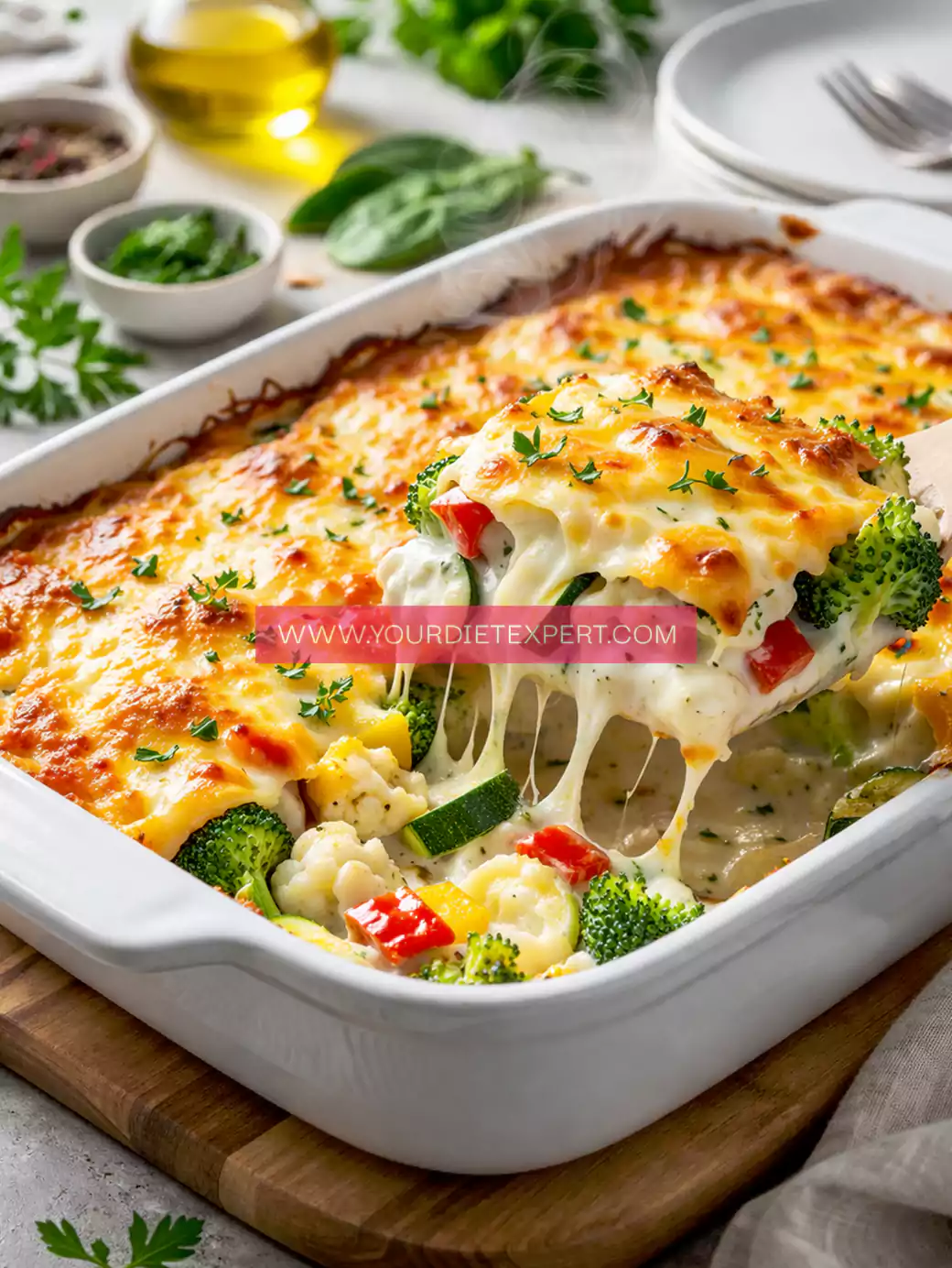 Keto Vegetable Casserole (Low-Carb, Cheesy & Easy!)