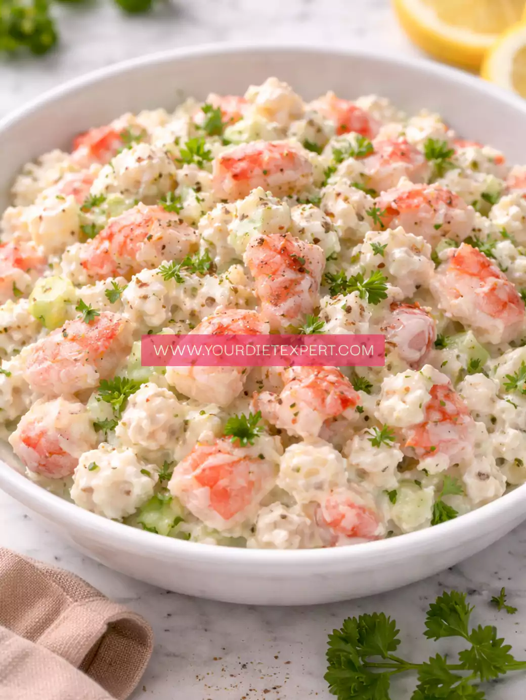 Easy Keto Crab Salad (Low Carb, Creamy & High Protein)