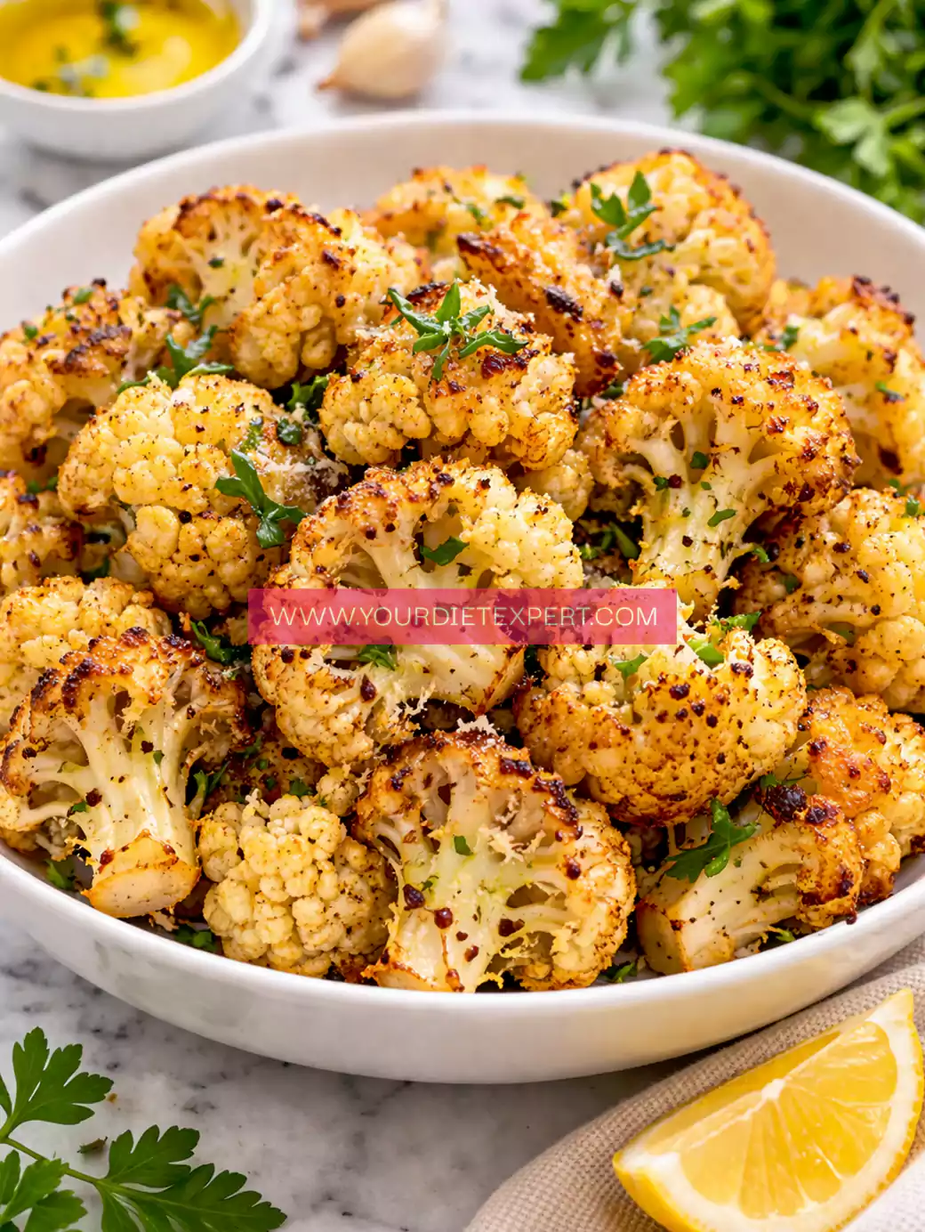 Easy Keto Roasted Cauliflower