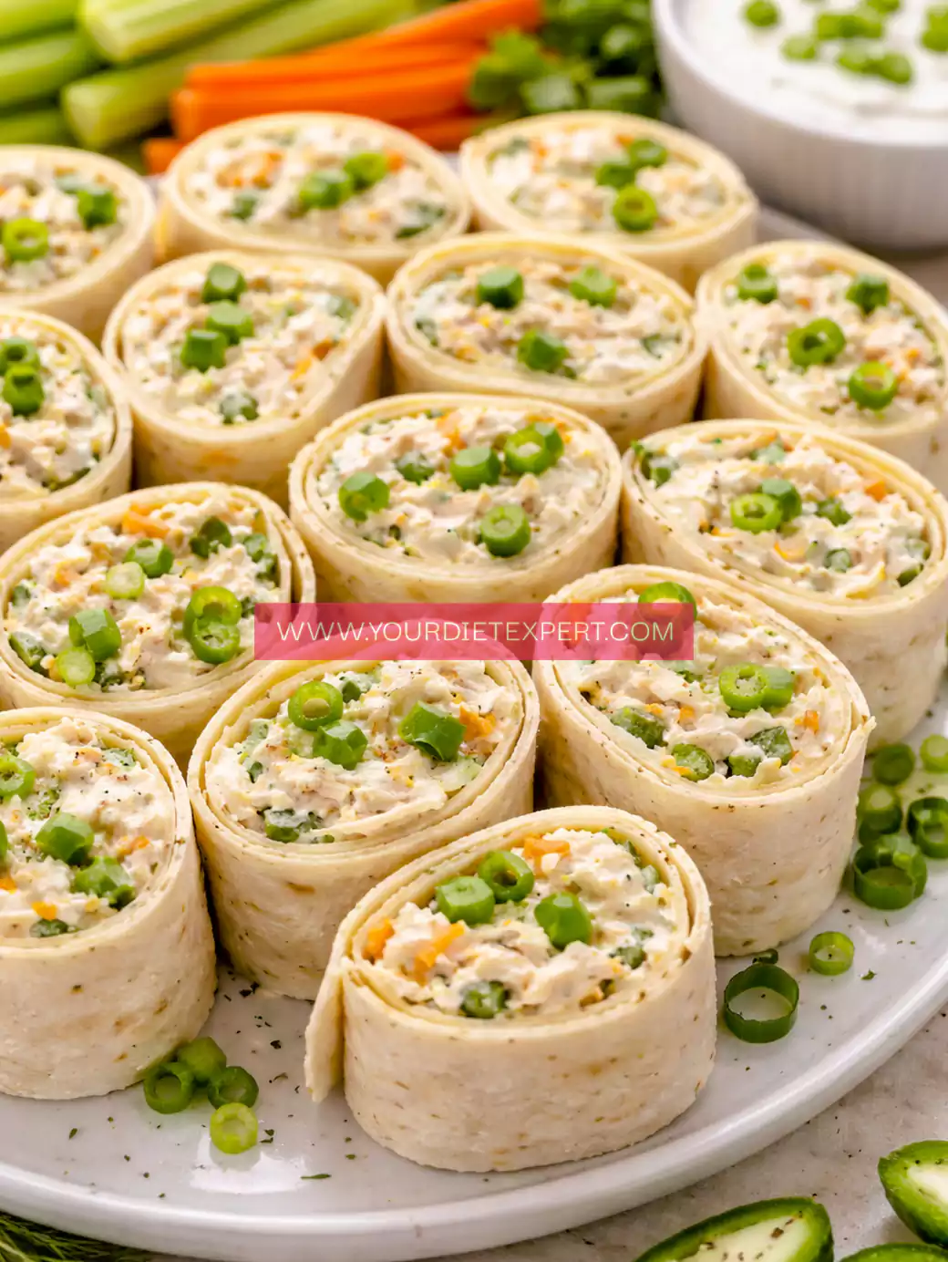 High-Protein Jalapeño Popper Chicken Pinwheels (Healthy Low-Carb Appetizer)