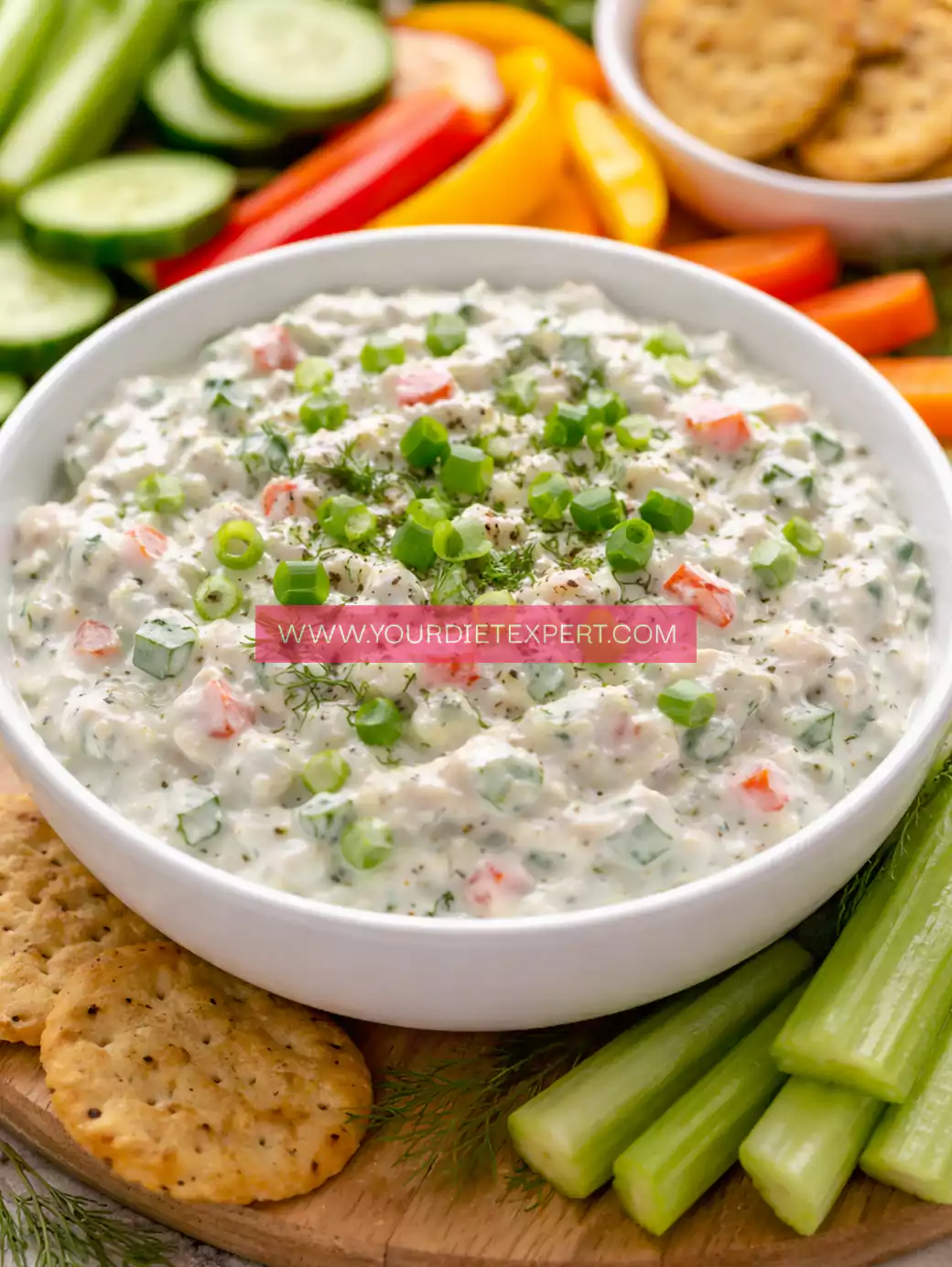 High-Protein Skinny Poolside Dip (Healthy Greek Yogurt Summer Appetizer)