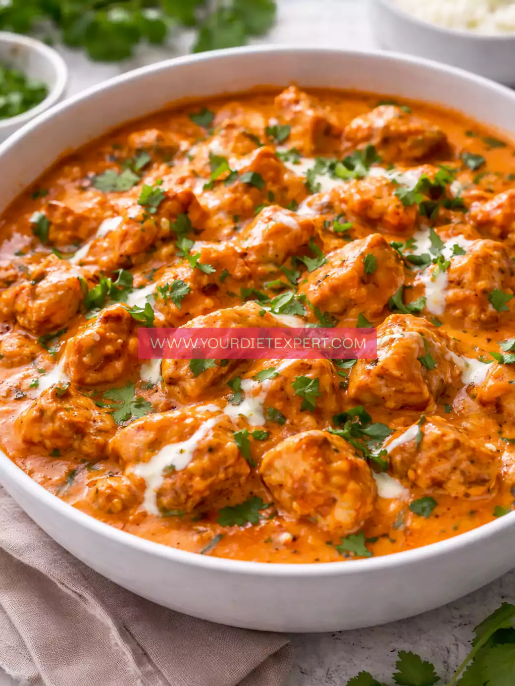 Keto Butter Chicken (Low Carb, Creamy & Authentic Indian Chicken Curry)