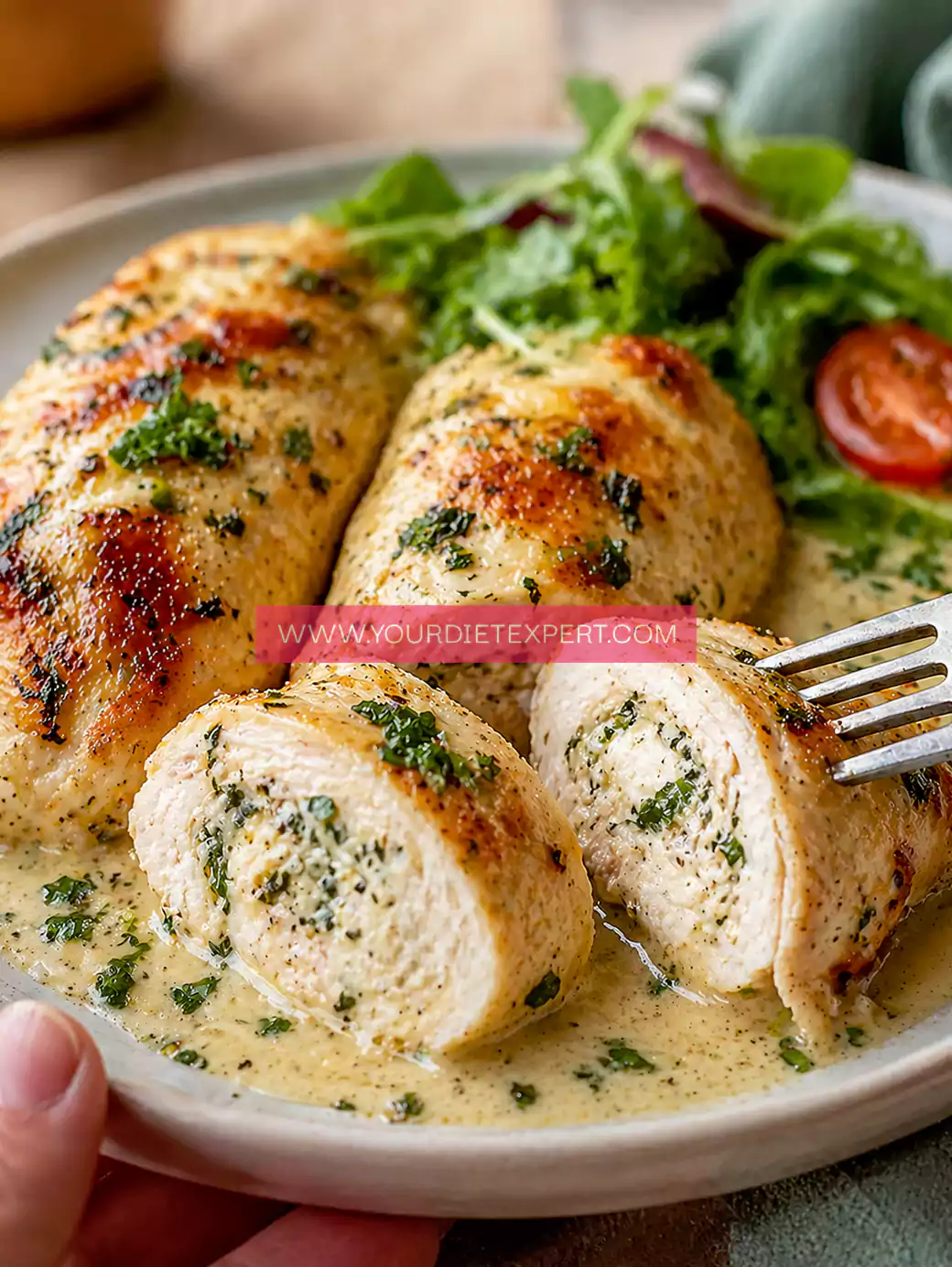 Keto Ranch Chicken Rollups (Low Carb, Creamy & Easy Dinner)