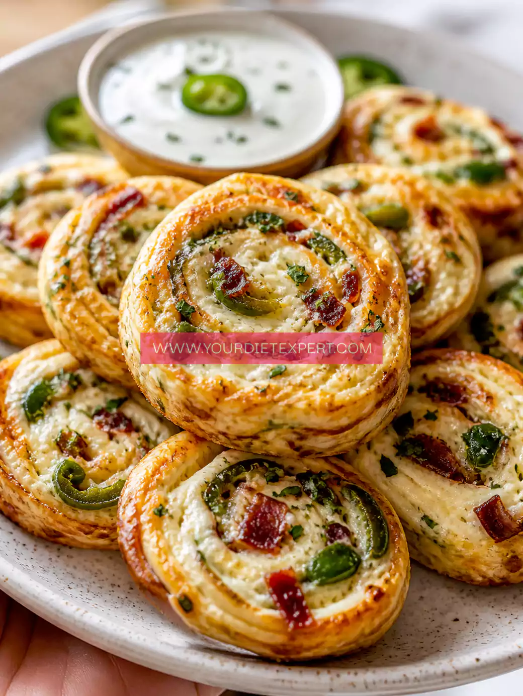 High-Protein Jalapeño Popper Bacon Pinwheels (Low-Carb, Keto-Friendly Appetizer)