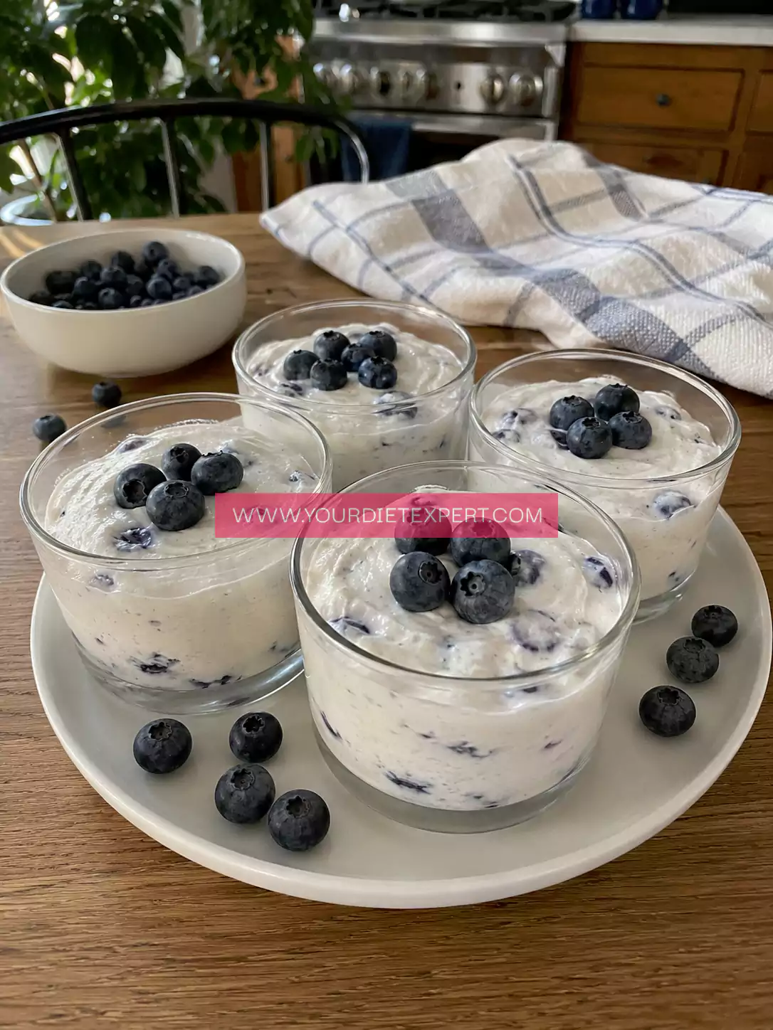 High-Protein Blueberry Cheesecake Fluff