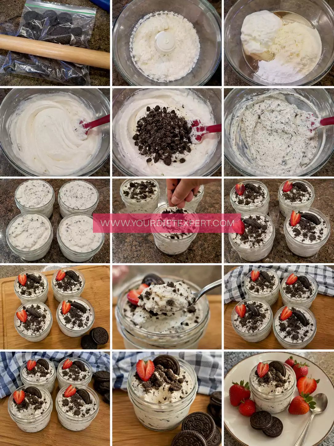High-Protein Cookies and Cream Cheesecake Fluff