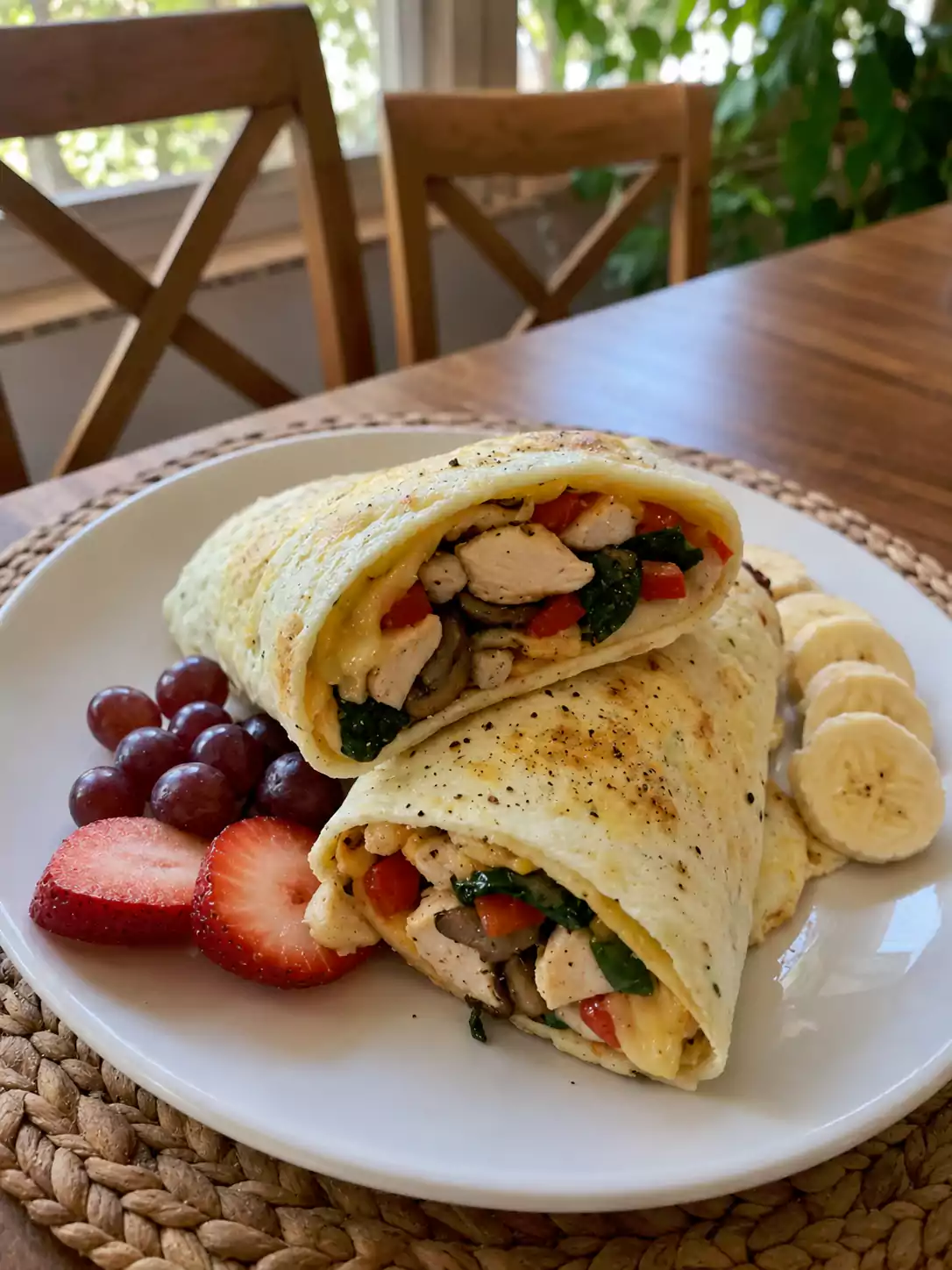 High-Protein Egg White Wrap