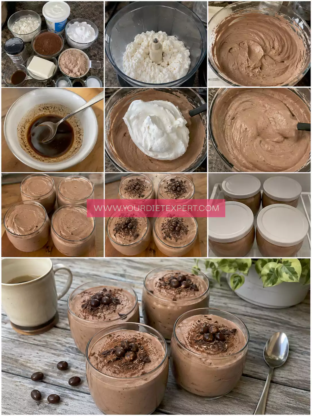 High-Protein Low-Carb Mocha Cheesecake Whip