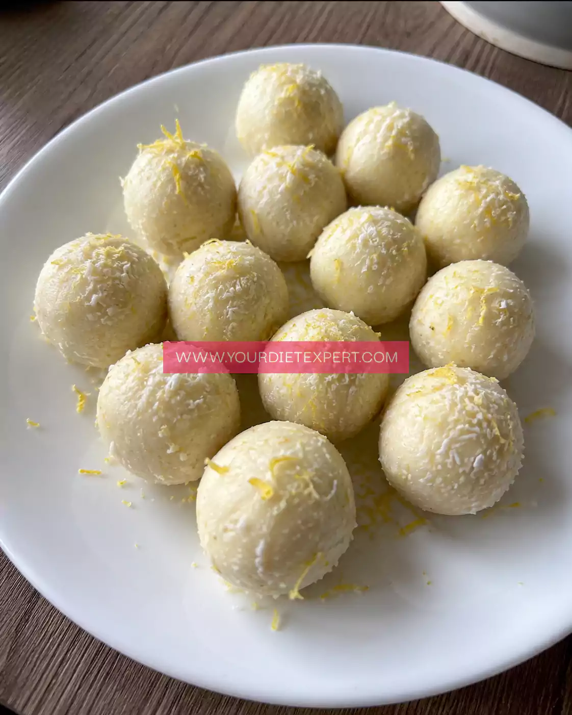 1g Carb High-Protein Lemon Truffles