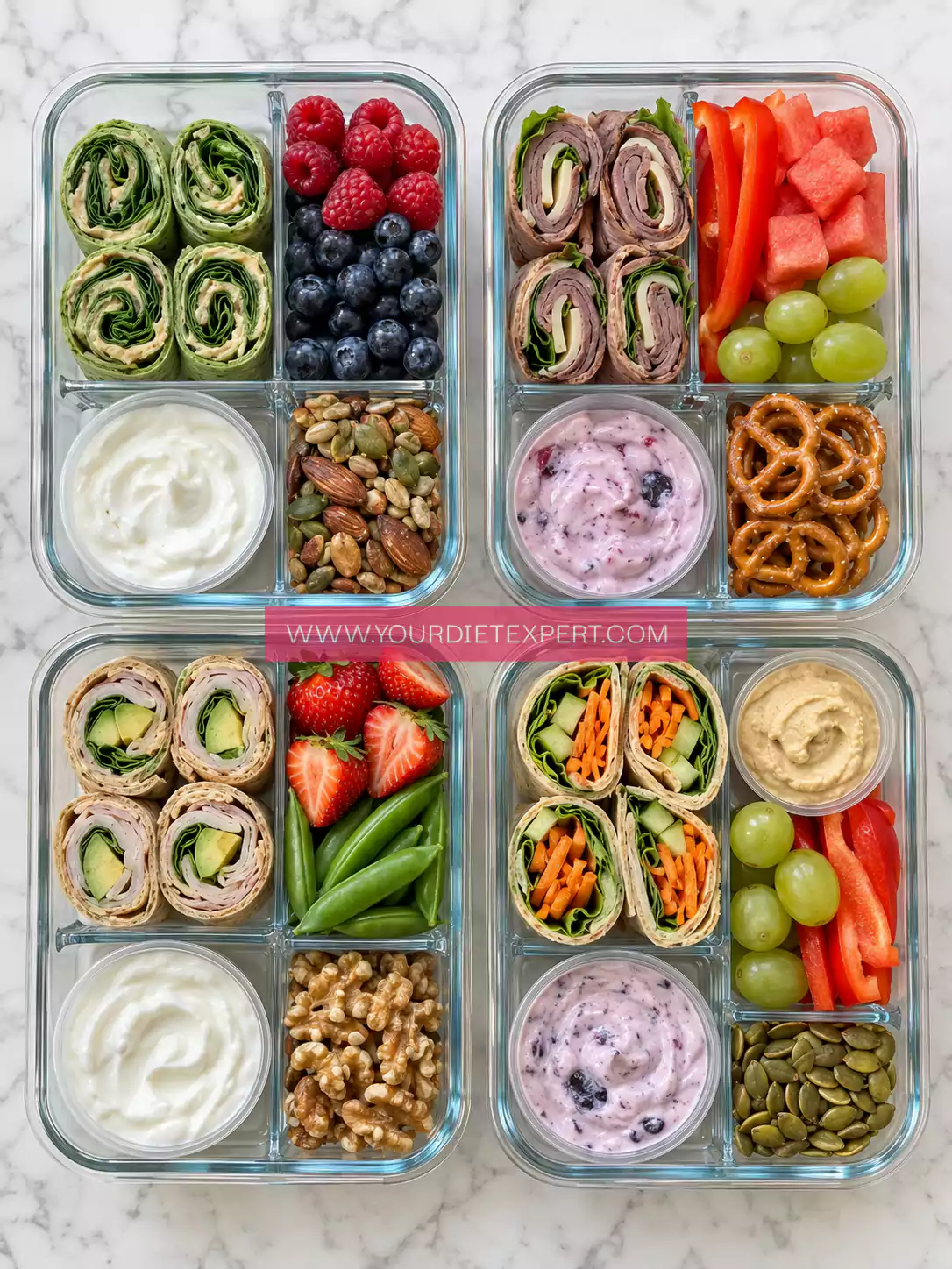 4 Healthy Glass Container Meal Prep Ideas for Easy Lunches