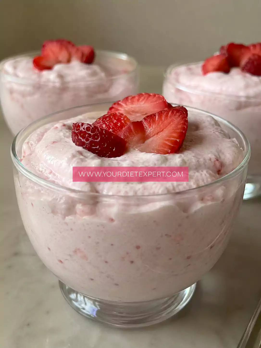 54g Protein Sugar-Free Jello Yogurt Fluff