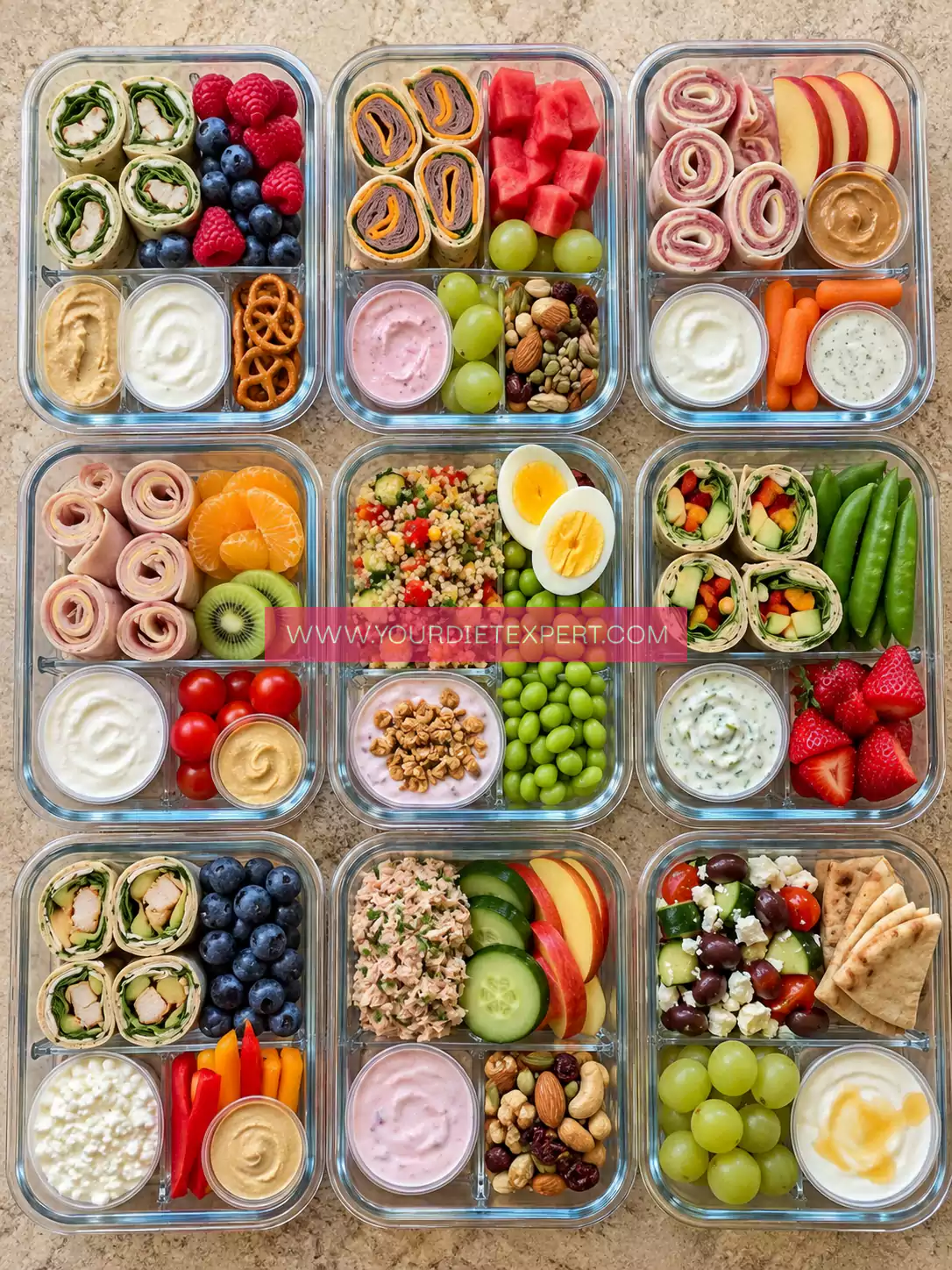 9 Balanced Snack Prep Boxes for Easy Healthy Meals