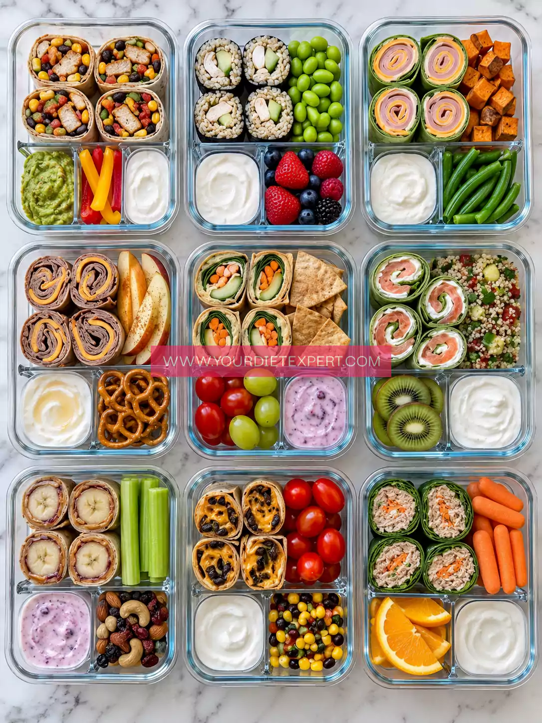 9 Healthy Meal Prep Pinwheels & Wraps for Easy Lunches