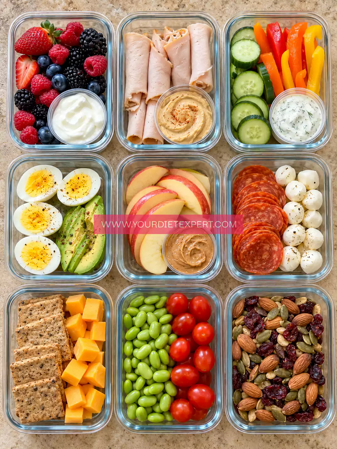 9 Snack & Protein Meal Prep Boxes for Easy Healthy Snacking