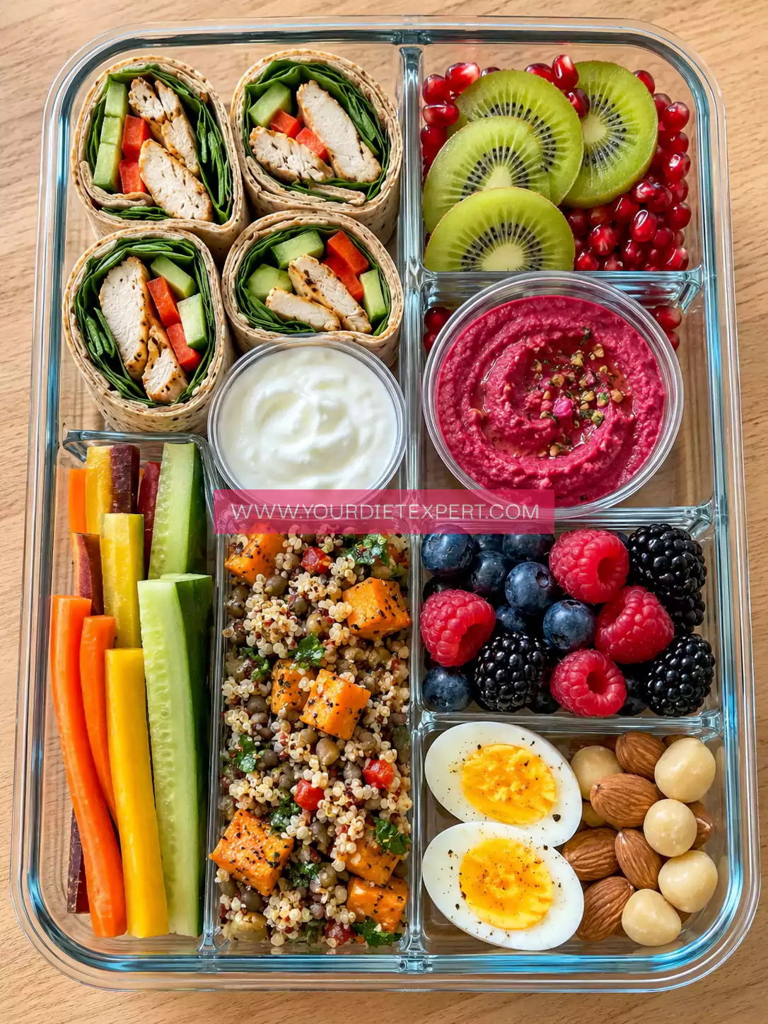 Ultimate Green & Berry Power Bento
