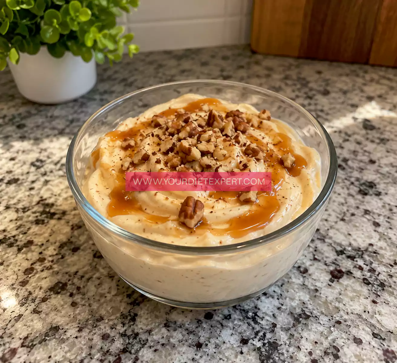 25g Protein Salted Caramel Cheesecake Pudding