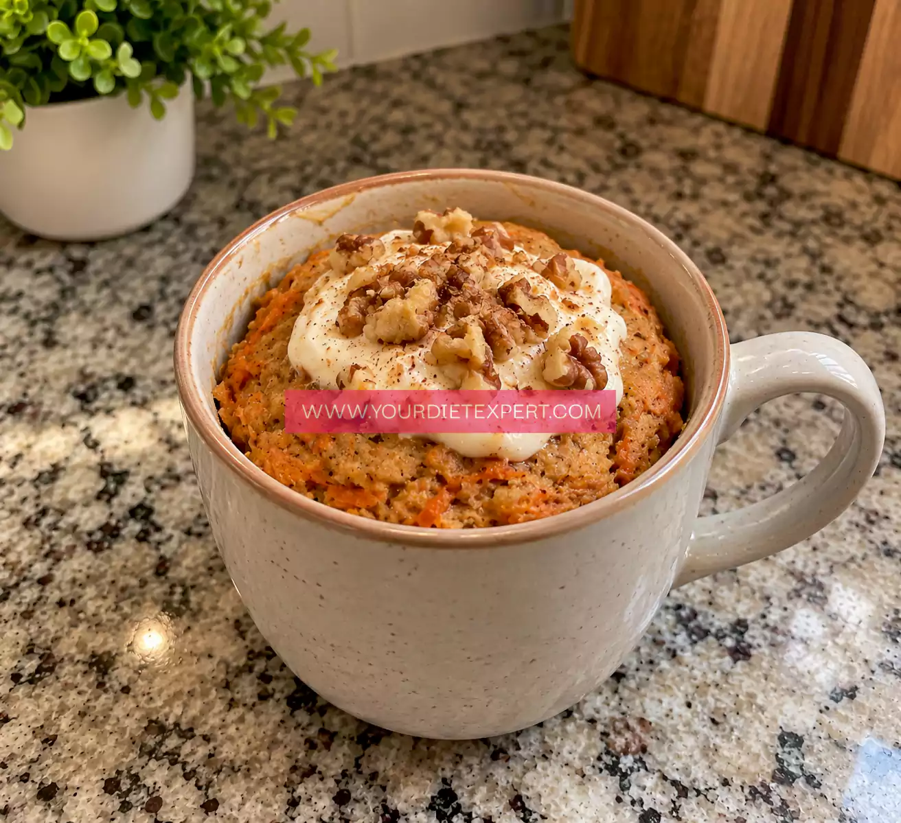 30g Protein Carrot Cake Mug Cake