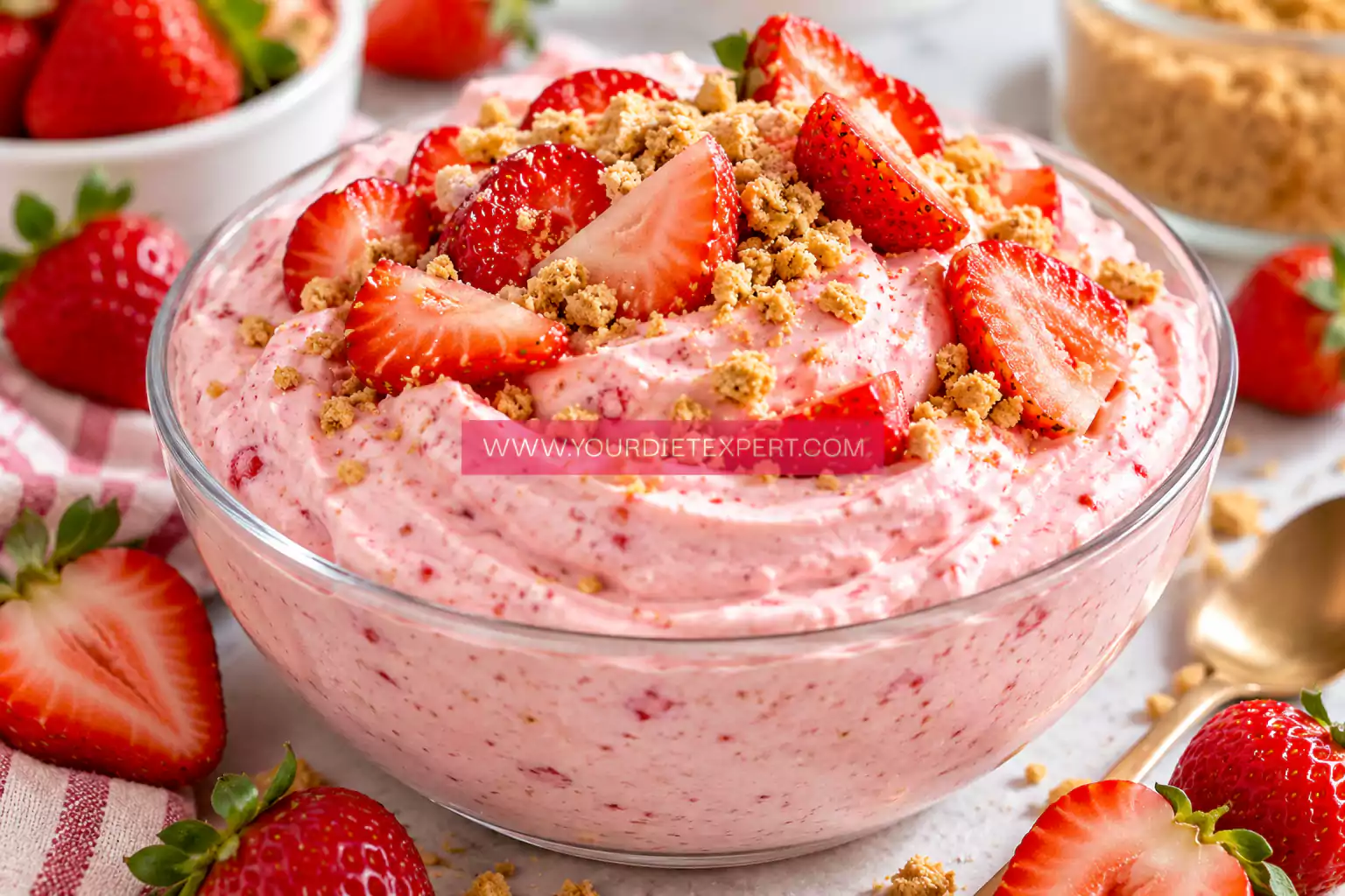40g Protein Strawberry Cheesecake Protein Fluff